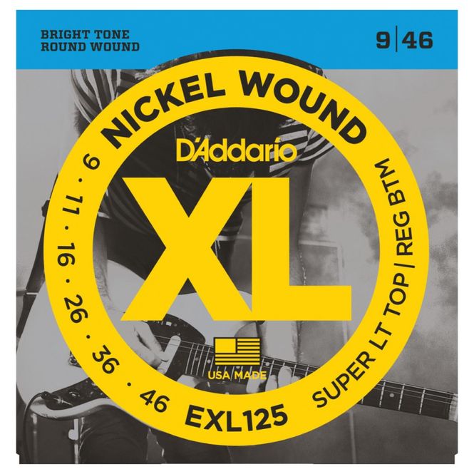 Hovedbilde D'Addario EXL125 El. Gitar Strengesett (09-46)