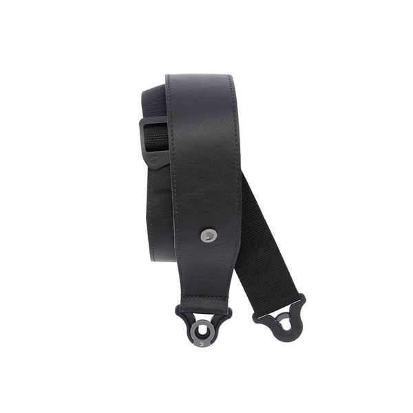 D'Addario 25BAL00 Comfort Leather Strap Auto Lock, Black