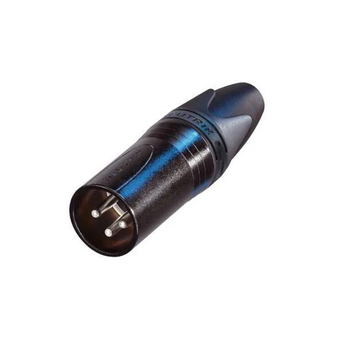 Hovedbilde Neutrik NC3MXX-BAG XLR plugg 3P Han Sort