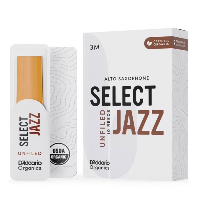 Hovedbilde D'Addario Select Jazz Unfiled Altsax, 3 Medium