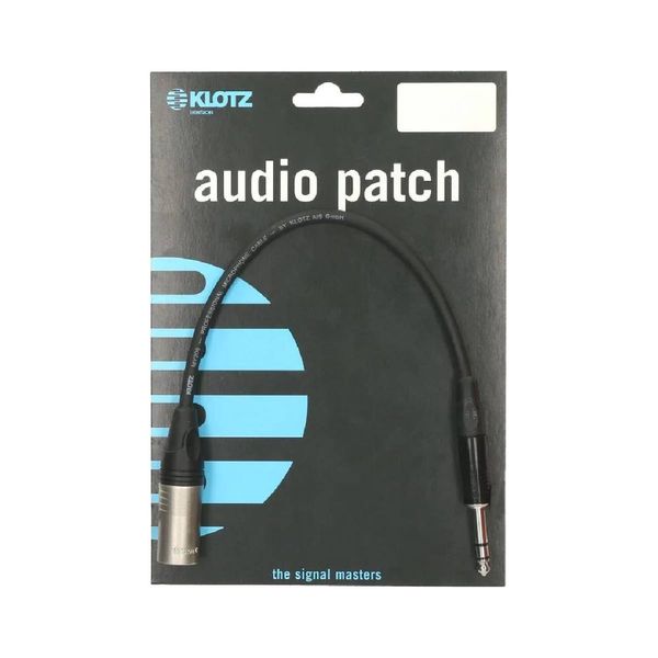 Klotz M1 kabel XLRM/balansert jack 30cm
