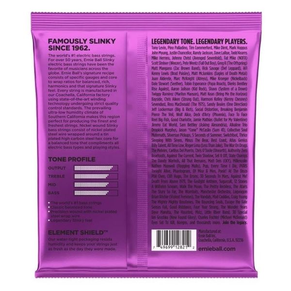 Ernie Ball 2821 5-String Bass Power Slinky Nickel