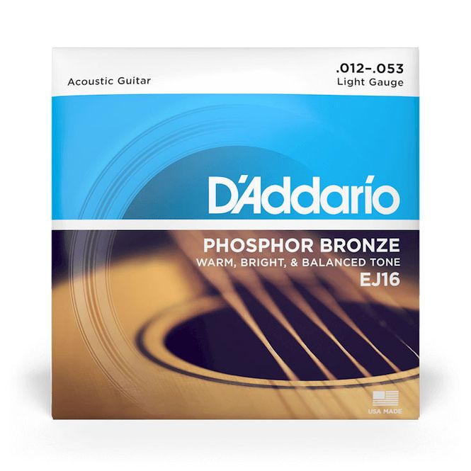 Hovedbilde D'Addario EJ16 Phosphor Bronze (012-053)