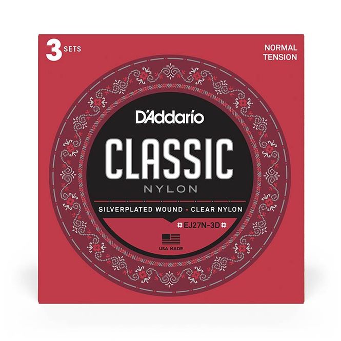 Hovedbilde D'Addario EJ27N-3D Classic Nylon, 3-pack
