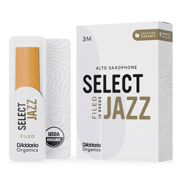 D'Addario Select Jazz Filed Altsax, 3 Medium