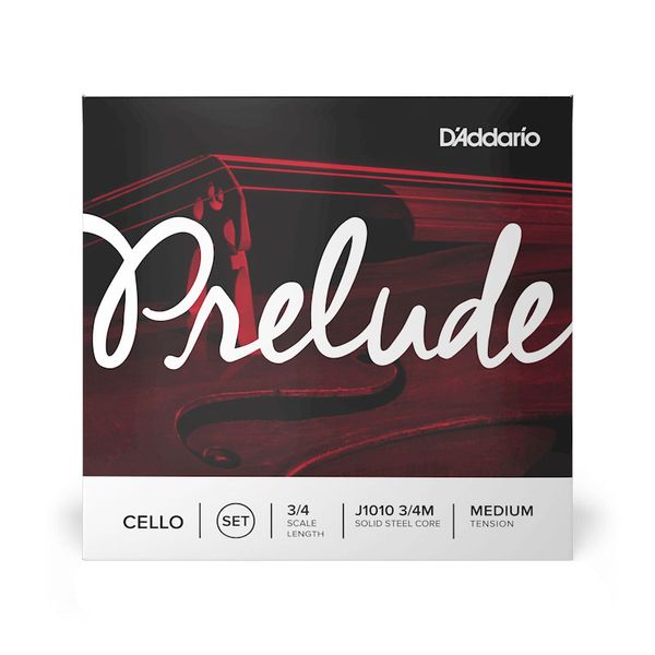 D'Addario J1010 3/4M Prelude Cello Set 3/4