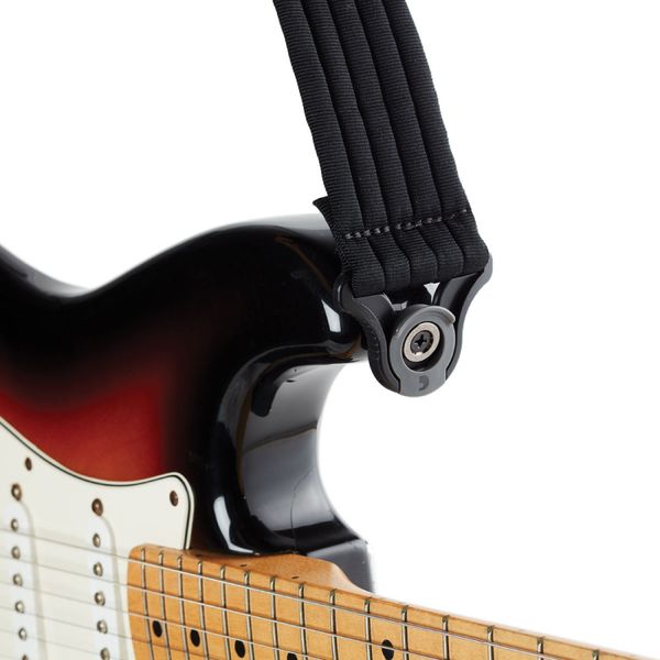 D'Addario 50BAL01 Auto Lock Gitarreim, Black Padded