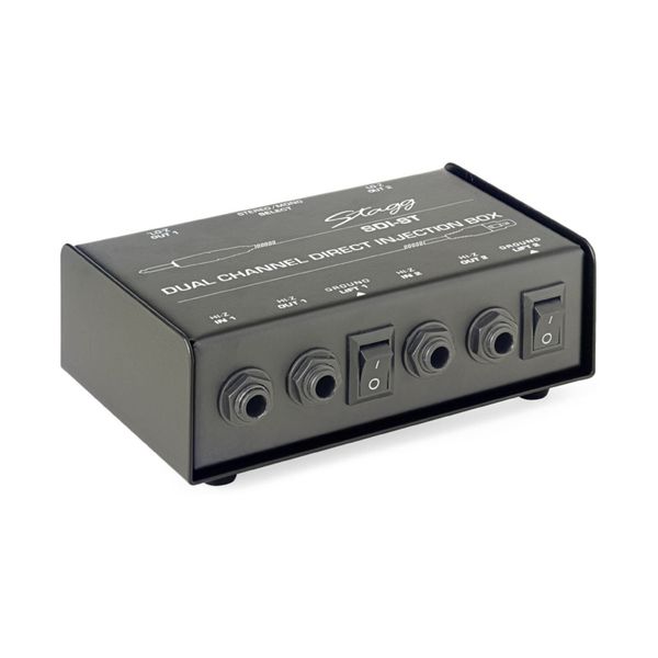 Stagg SDI-ST 2-kanals, Passiv DI-Boks