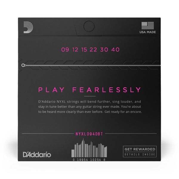 D'Addario NYXL0940BT El. Gitar Strenger (09-40)