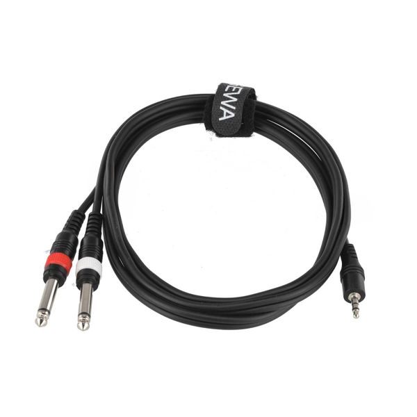 GEWA Y-Kabel Stereo AUX - 2x mono jack plug 1,5m