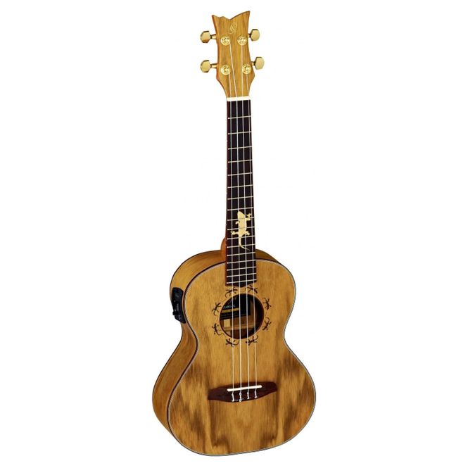 Hovedbilde Ortega LIZARD-TE-GB Tenor Ukulele m/mik og bag
