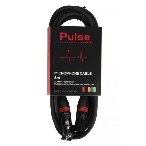 Pulse Mikrofonkabel 3m XLR/XLR