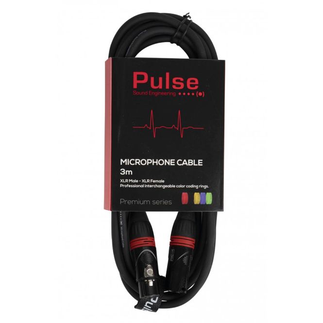 Hovedbilde Pulse Mikrofonkabel 3m XLR/XLR